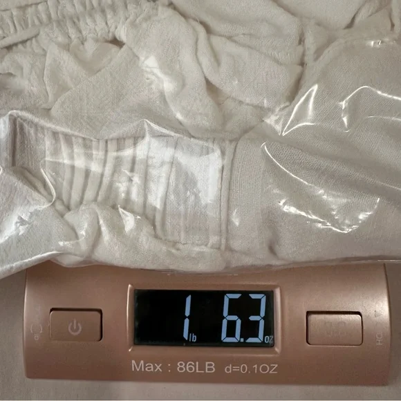 Sadie & Sage White Cottagecore Puff Sleeve Tie Back Midi Dress Boho Prairie S - Picture 13 of 13